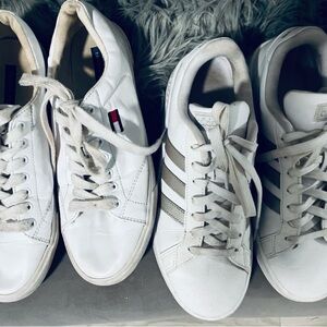 Adidas Black and White Sneakers